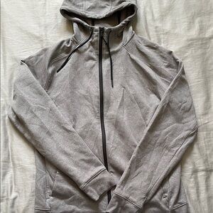 Old Navy Men's Heather Gray Zip-Up Jacket